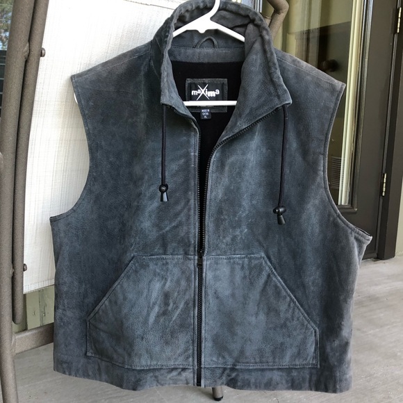 Wilsons Leather Jackets & Coats Wilsons Maxima Suede Leather Vest